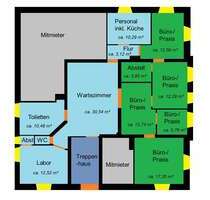 Büro in Gießen 850,00 € 65 m² - 850,00 EUR Kaltmiete, ca.  65,00 m² in Gießen (PLZ: 35390)