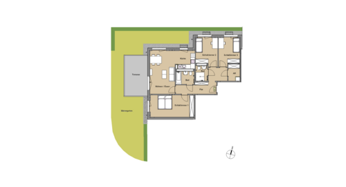 Foto - Wohnung zum Mieten in Leverkusen 1.495,00 € 104 m²