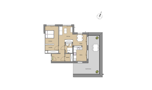 Foto - Wohnung zum Mieten in Leverkusen 1.190,00 € 78 m²
