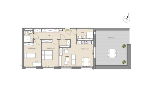 Foto - Wohnung zum Mieten in Leverkusen 1.492,00 € 100 m²