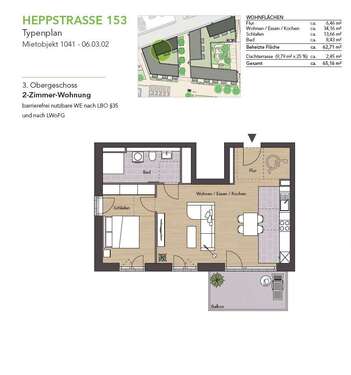 Foto - Wohnung zum Mieten in Reutlingen 598,00 € 65 m²