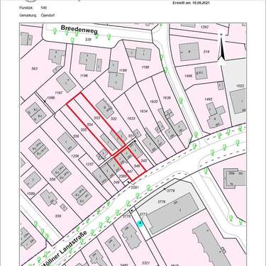 Foto - Grundstück zu verkaufen in Hamburg 550.000,00 € 1180 m²
