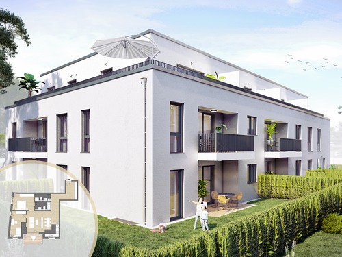 Foto - Wohnung zum Kaufen in Hattersheim am Main 495.000,00 € 89.9 m²