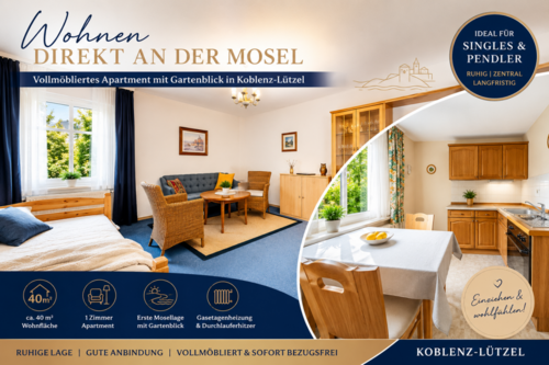 Foto - Wohnung zum Mieten in Koblenz 490,00 € 40 m²