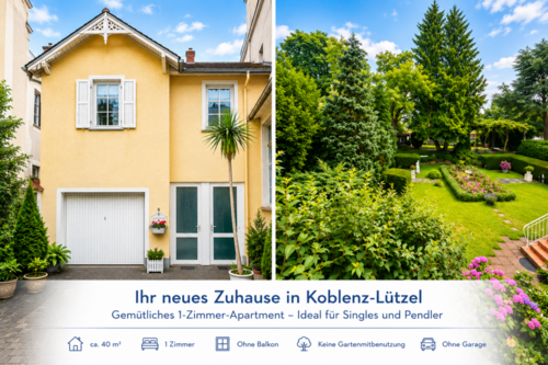 Foto - Wohnung zum Mieten in Koblenz 520,00 € 40 m²