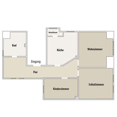 Foto - Wohnung zum Mieten in Gera 478,85 € 82.56 m²