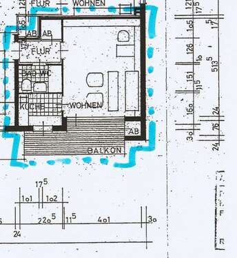 Foto - Wohnung zum Mieten in Wermelskirchen 350,00 € 34 m²