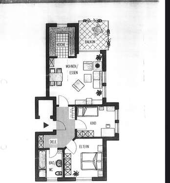 Foto - Wohnung zum Kaufen in Mosbach 219.000,00 € 67 m²