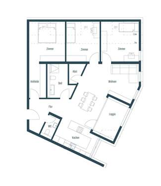 Foto - Wohnung zum Kaufen in Notzingen 596.000,00 € 102.41 m²