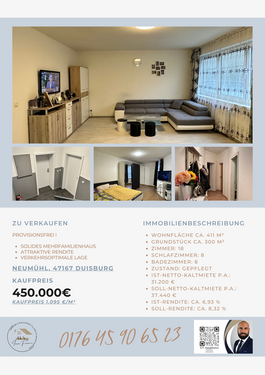 Foto - Haus zum Kaufen in Duisburg 450.000,00 € 360 m²