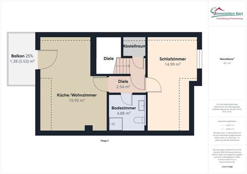 Foto - Wohnung zum Kaufen in Freudenburg 129.800,00 € 45 m²