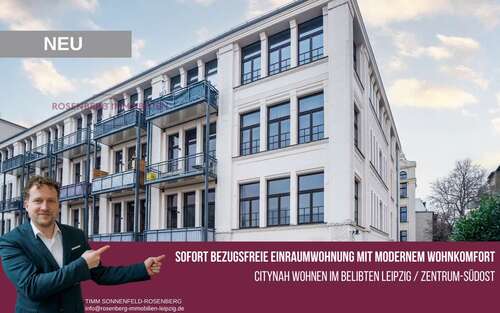 Foto - Wohnung zum Kaufen in Leipzig Zentrum-Südost 99.900,00 € 31.6 m²