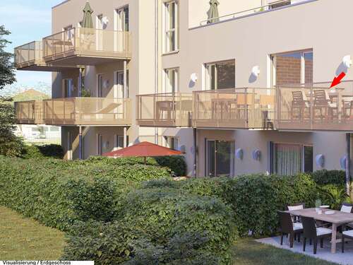 Foto - Wohnung zum Mieten in Rosenheim 1.375,00 € 55 m²