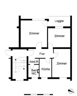 Foto - Wohnung zum Mieten in Bremerhaven 352,00 € 59.65 m²