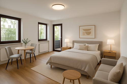 Foto - Wohnung zum Mieten in Waldkraiburg 480,00 € 26.58 m²