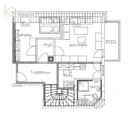 Foto - Wohnung zum Mieten in Werdau 264,00 € 44 m²