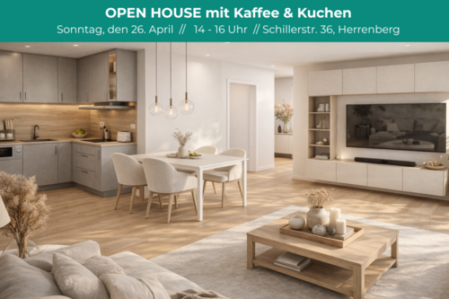 Foto - Wohnung zum Kaufen in Herrenberg 433.000,00 € 58.4 m²