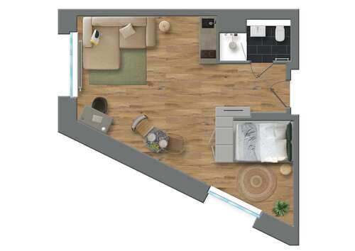 Foto - Wohnen auf Zeit in Münster 1.609,00 €