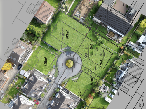 Foto - Grundstück zu verkaufen in Niederkassel 1.080.000,00 € 1533 m²