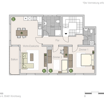Wohnung zum Mieten in Kirchberg 695,00 € 84 m²