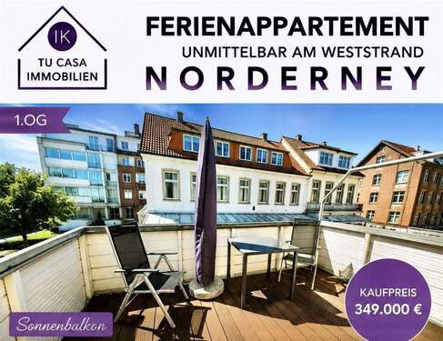 Foto - Wohnung zum Kaufen in Norderney 349.000,00 € 28 m²