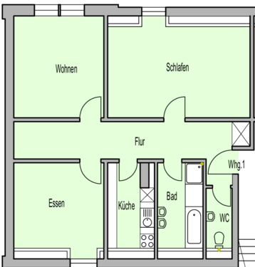 Foto - Wohnung zum Mieten in Bad Mergentheim 1.290,96 € 93.21 m²