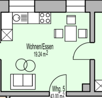 Wohnung zum Mieten in Bad Mergentheim 595,55 € 43 m²