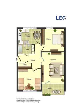 Foto - Wohnung zum Mieten in Siegen 269,00 € 78 m²