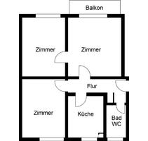 Wohnung zum Mieten in Wuppertal 630,00 € 82.38 m²