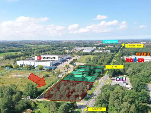 Foto - Grundstück in Güstrow 299.000,00 € 4139 m²