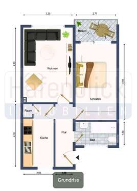 Foto - Wohnung zum Kaufen in Mölln 80.000,00 € 46.3 m²