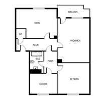 Wohnung zum Mieten in Herne 499,00 € 65 m²