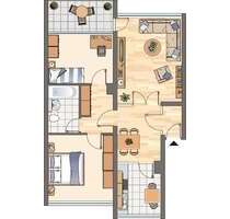 Wohnung zum Mieten in Holzwickede 366,47 € 74.78 m²
