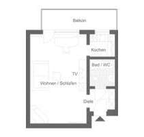 Wohnen auf Zeit in Düsseldorf 1.150,00 €