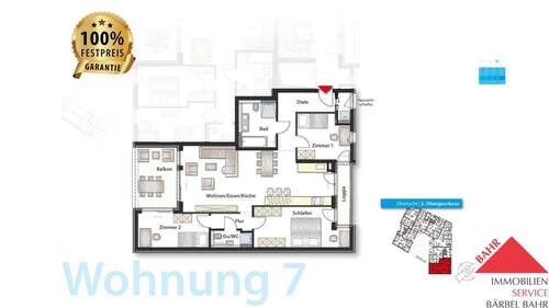 Foto - Wohnung zum Kaufen in Böblingen 699.000,00 € 107 m²