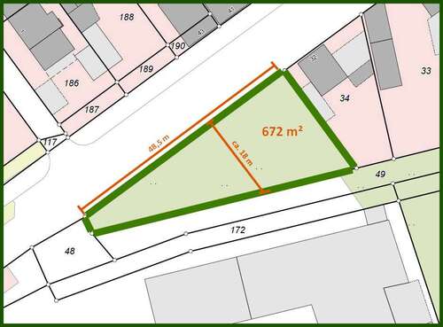 Foto - Grundstück zu verkaufen in Sankt Augustin Buisdorf 239.000,00 € 672 m²