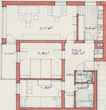 Foto - Wohnung zum Kaufen in Grassau 306.000,00 € 78.77 m²