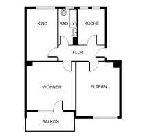 Wohnung zum Mieten in Gelsenkirchen 419,00 € 58.86 m²