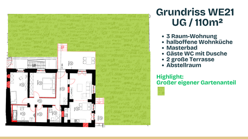 Foto - Wohnung zum Mieten in Crimmitschau 1.045,00 € 110 m²