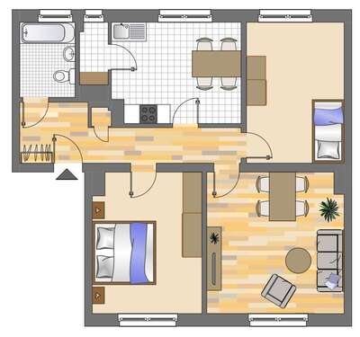Foto - Wohnung zum Mieten in Dortmund 699,00 € 76.17 m²