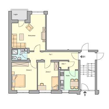 Foto - Wohnung zum Mieten in Herzogenaurach 623,91 € 75.17 m²