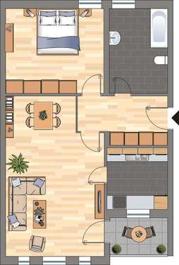 Foto - Wohnung zum Mieten in Bad Neuenahr-Ahrweiler 515,73 € 64.98 m²