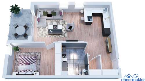 Foto - Wohnung zum Mieten in Biebergemünd 850,00 € 75 m²