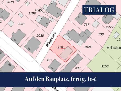 Foto - Grundstück zu verkaufen in Bielefeld Heepen 255.000,00 € 486 m²