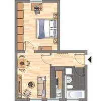 Wohnung zum Mieten in Dortmund 369,00 € 34.83 m² Wohnung zum Mieten in Dortmund 369,00 € 34.83 m²