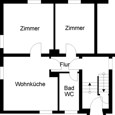 Foto - Wohnung zum Mieten in Herford 489,00 € 50.7 m²