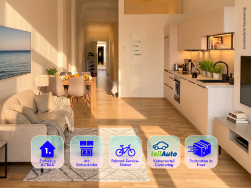 Foto - Wohnung zum Mieten in Chemnitz 460,30 € 46.03 m²