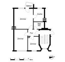 Wohnung zum Mieten in Bremerhaven 333,00 € 54.5 m²