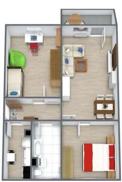 Foto - Wohnung zum Mieten in Wernigerode 500,78 € 66.77 m²