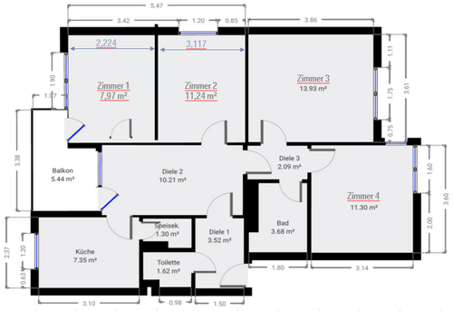 Foto - Wohnung zum Mieten in München 600,00 € 12 m²